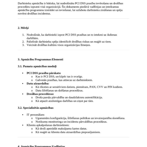 Darbinieku Apmācība: Konsultāciju Ziņojums