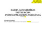 Occupational safety instructions for first aid